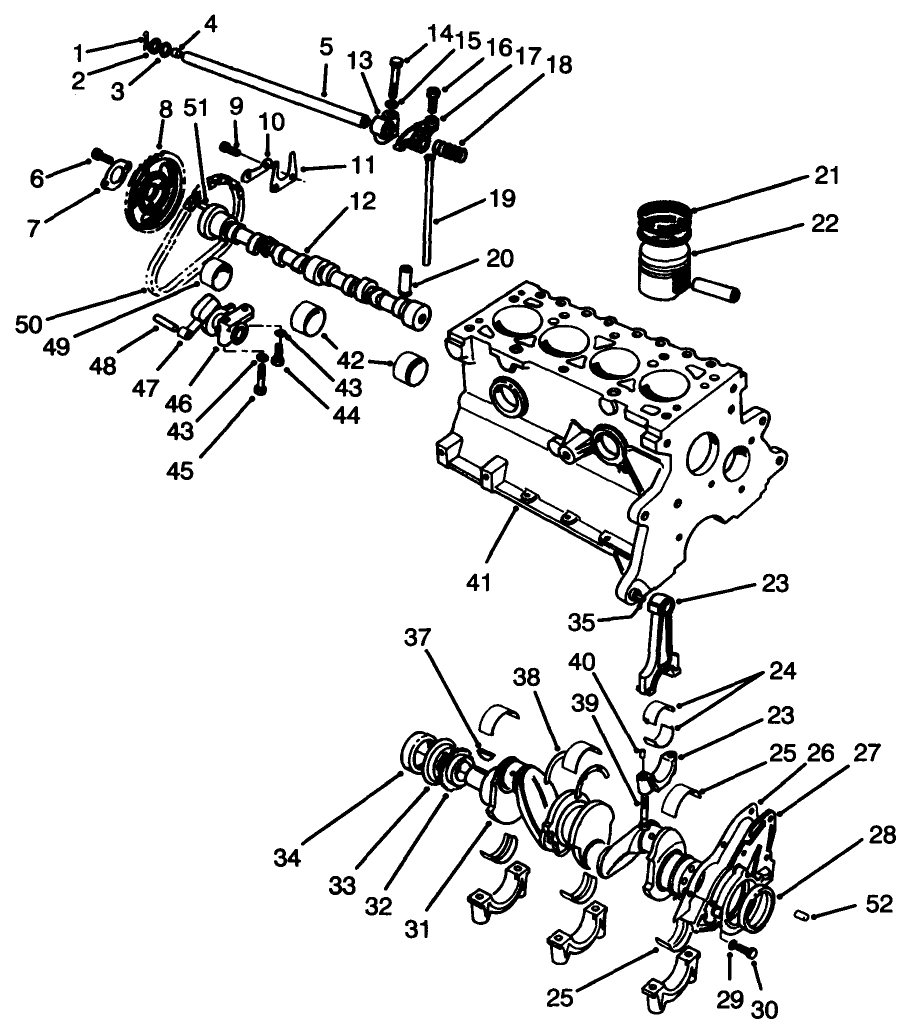 Crankshaft & Camshaft Assembly