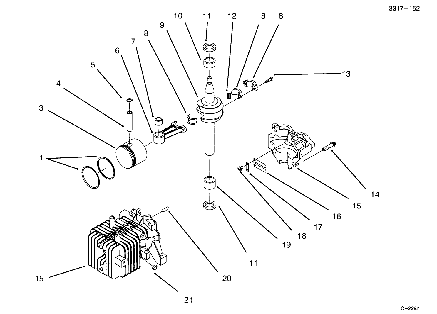 Block Assembly (model No. 20441 Only)