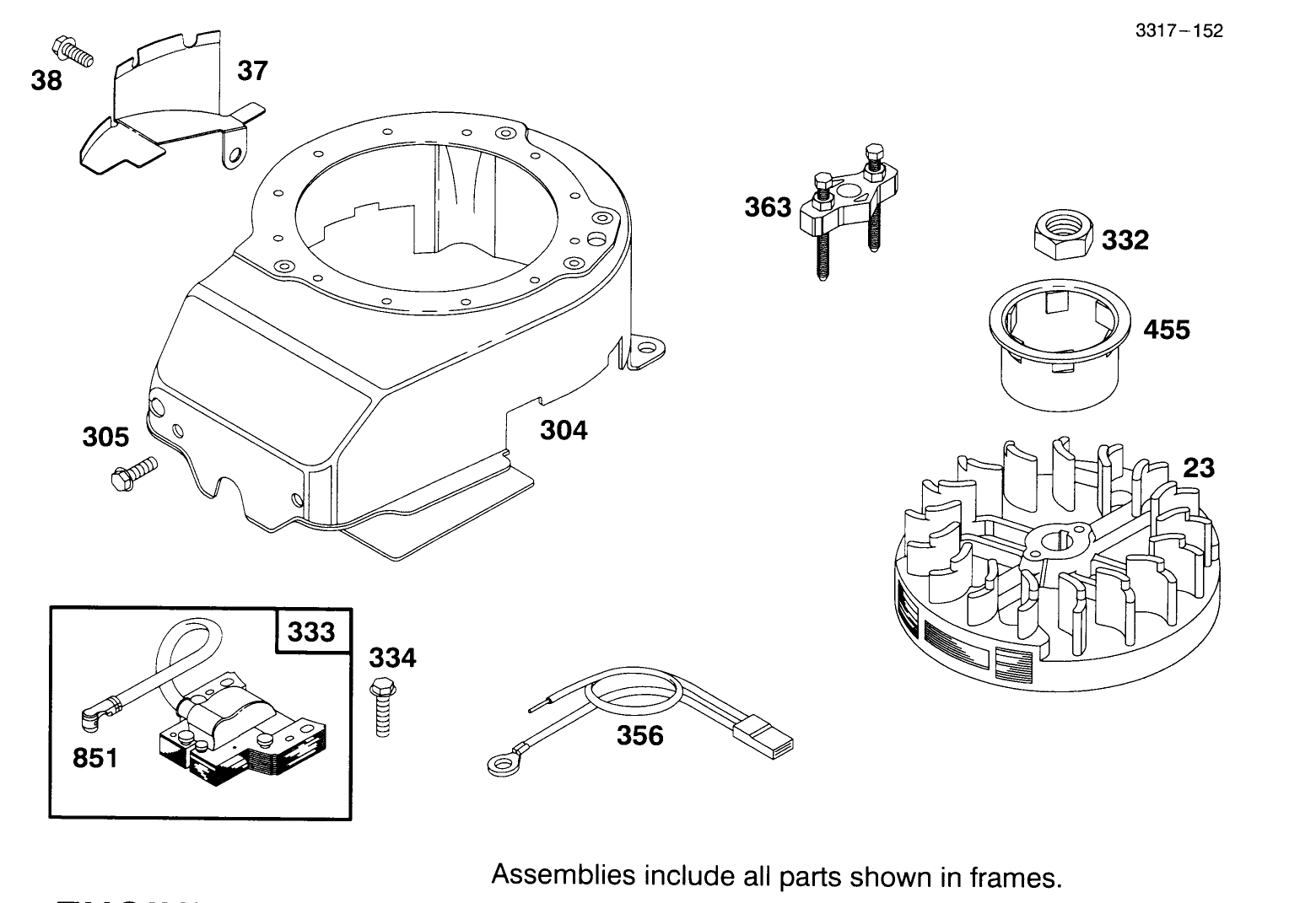 Engine Briggs & Stratton Model 127802-0640-01