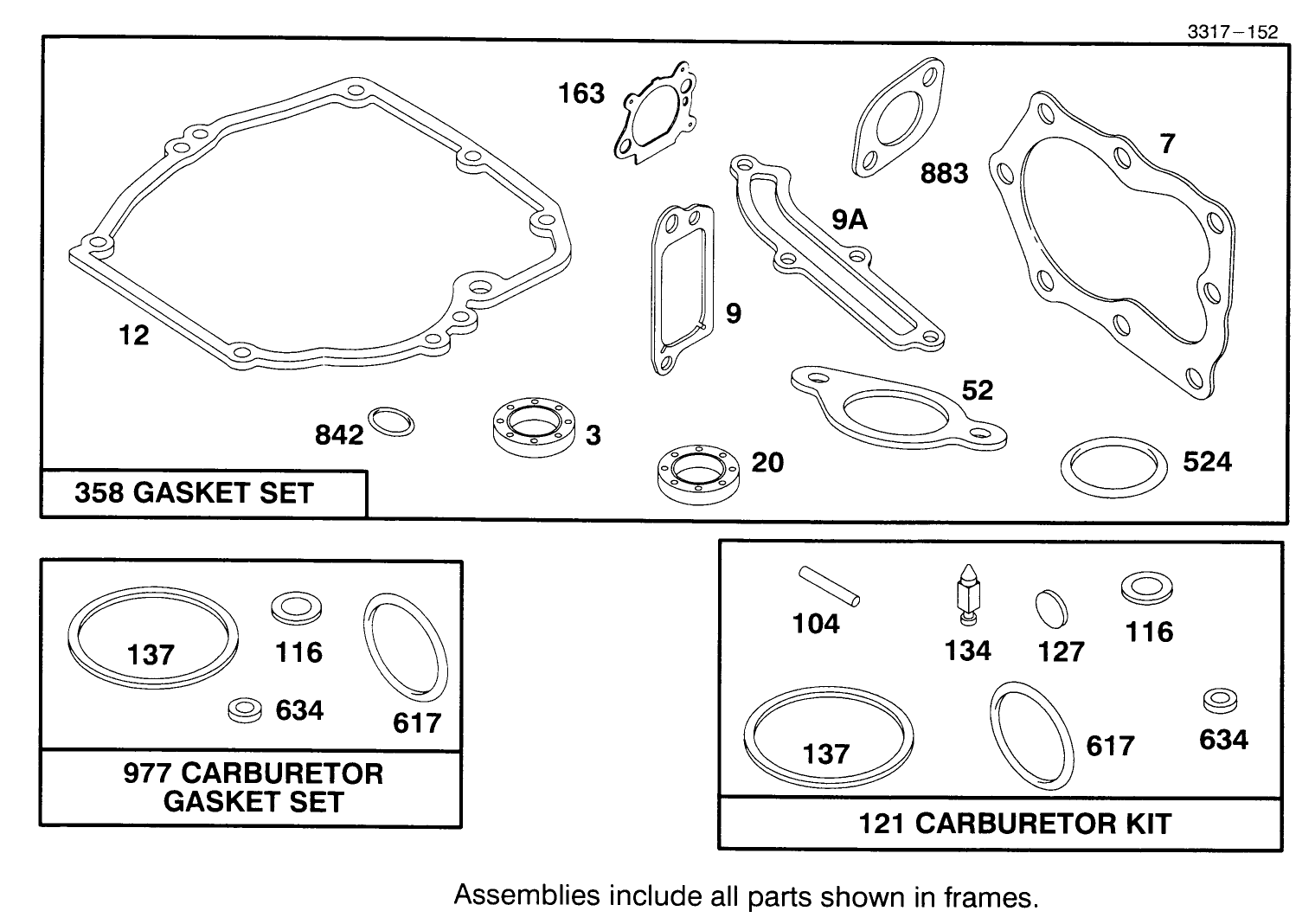 Engine Briggs & Stratton Model 127802-0640-01