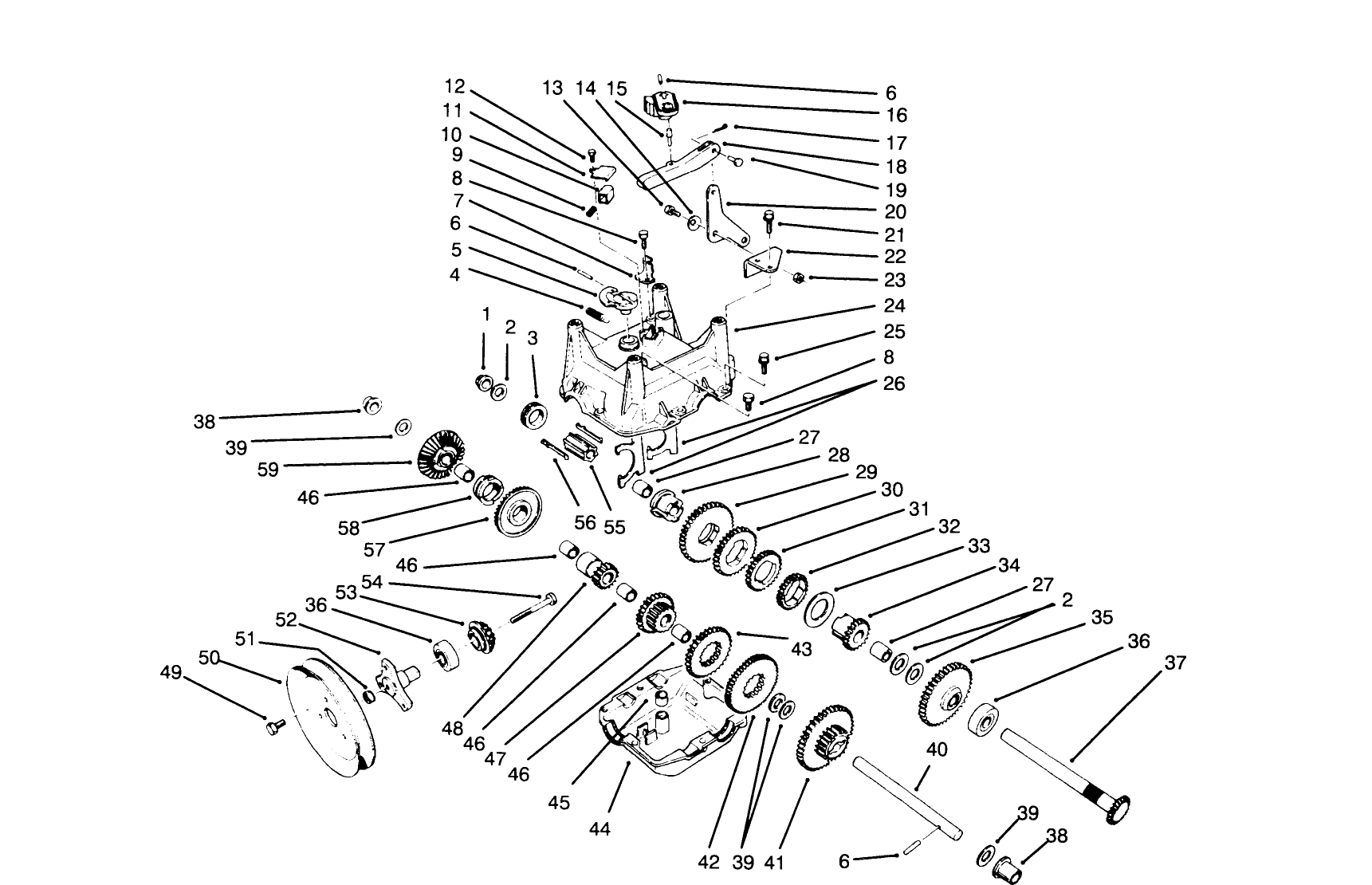 Transmission Assembly No. 66-8030