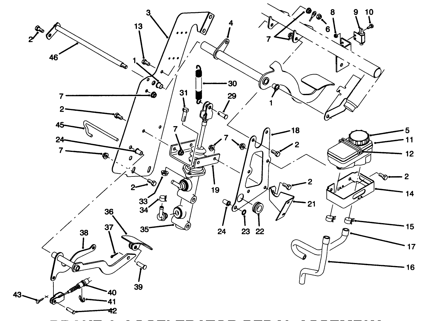 Brake & Accelerator Pedal Assembly