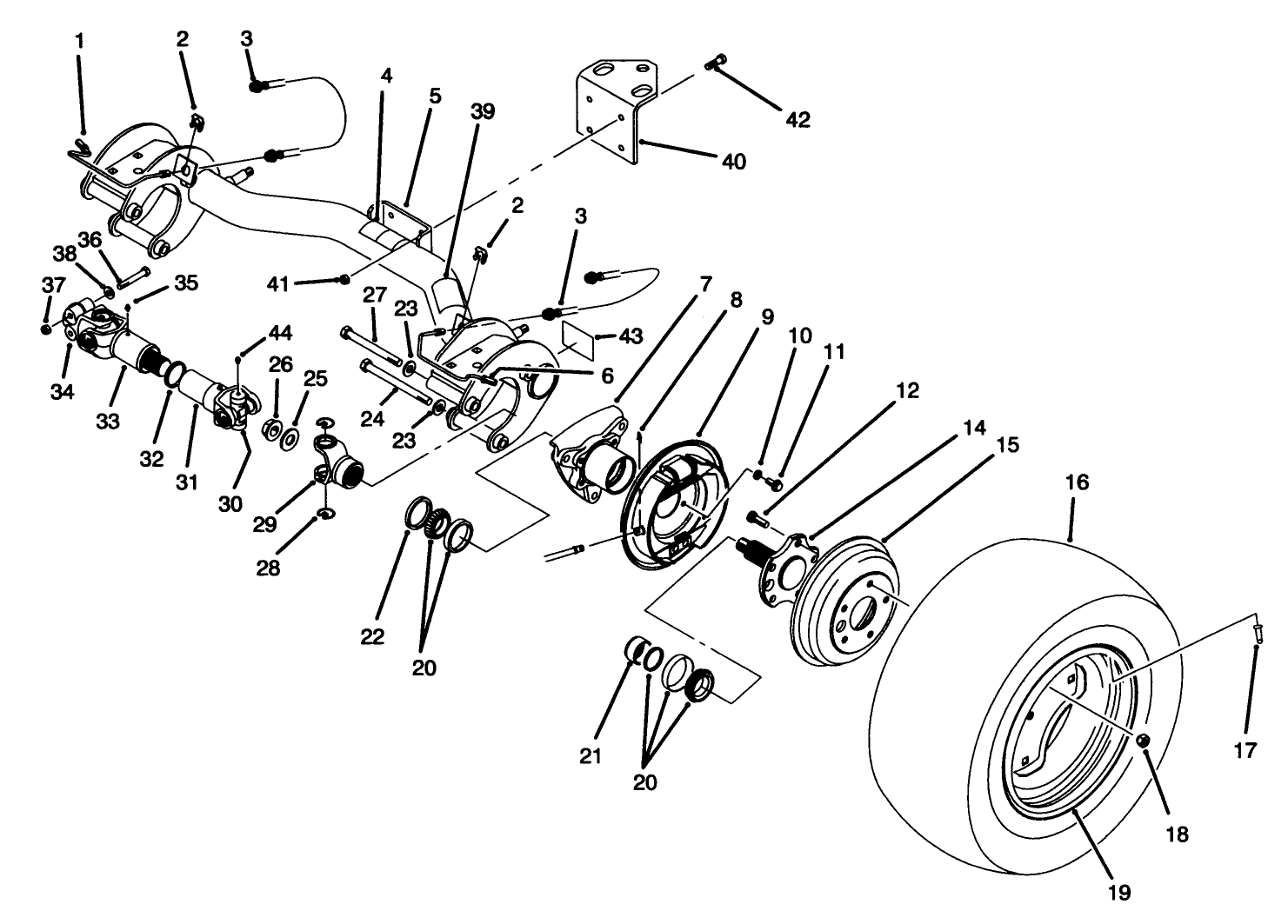 Rear Axle Assembly