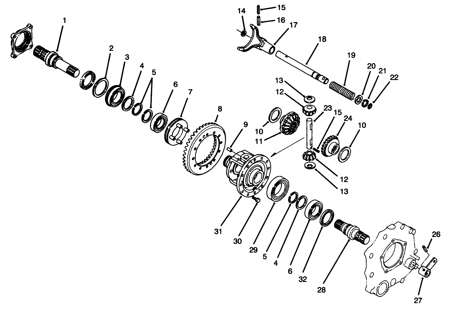 Differential Gear Assembly