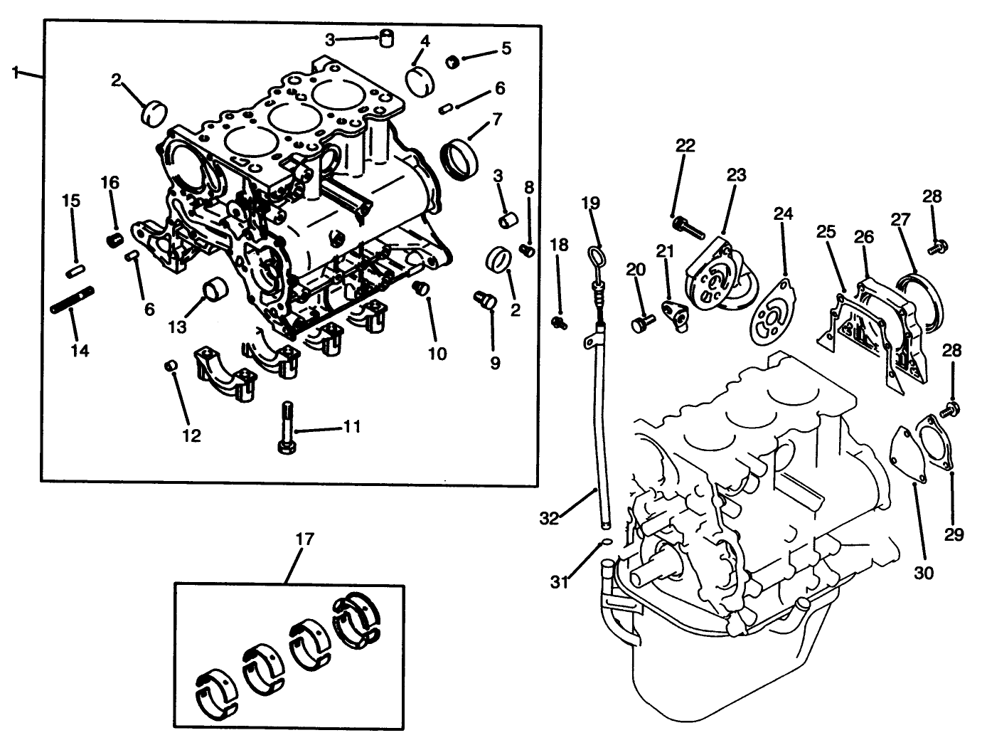 Cylinder Block Assembly
