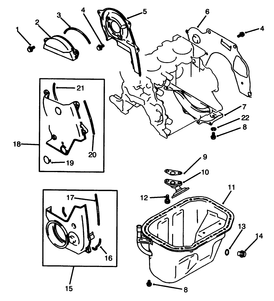Covers & Oil Pan Assembly