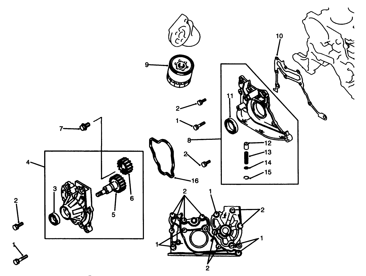 Oil Pump & Filter Assembly