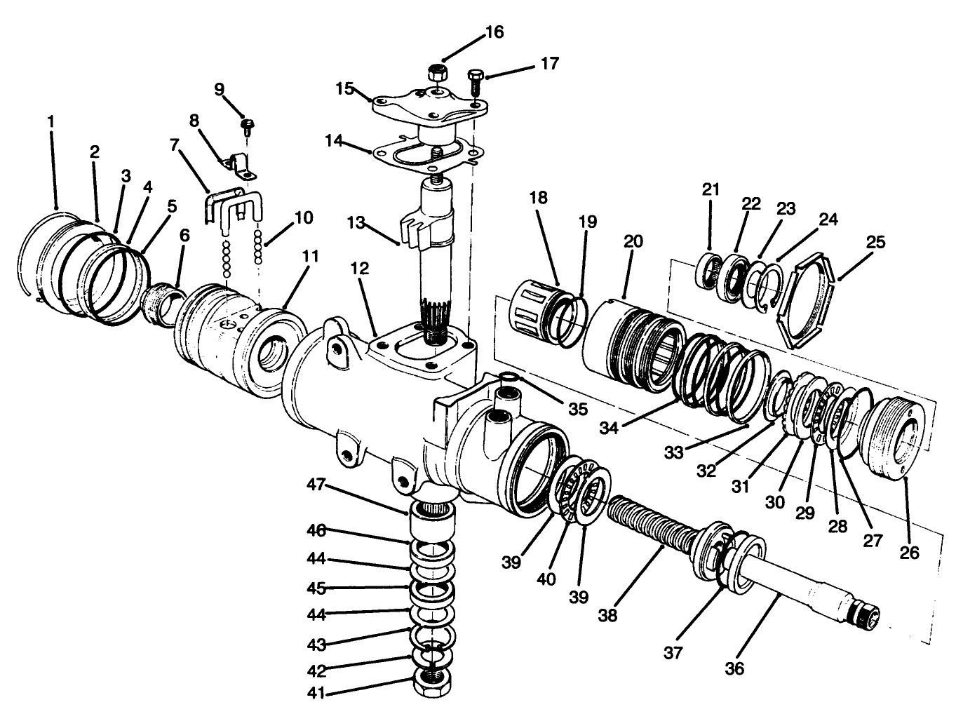 Steering Gear Assembly No. 87-1500