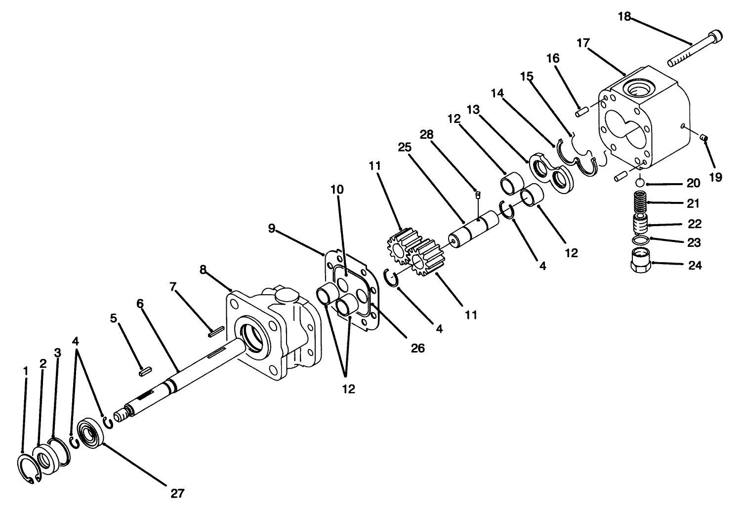 Hydraulic Pump Assembly No. 87-5700