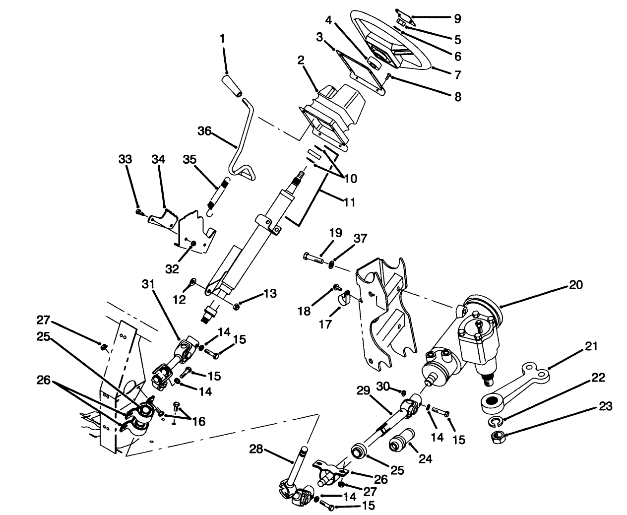 Steering Linkage Assembly