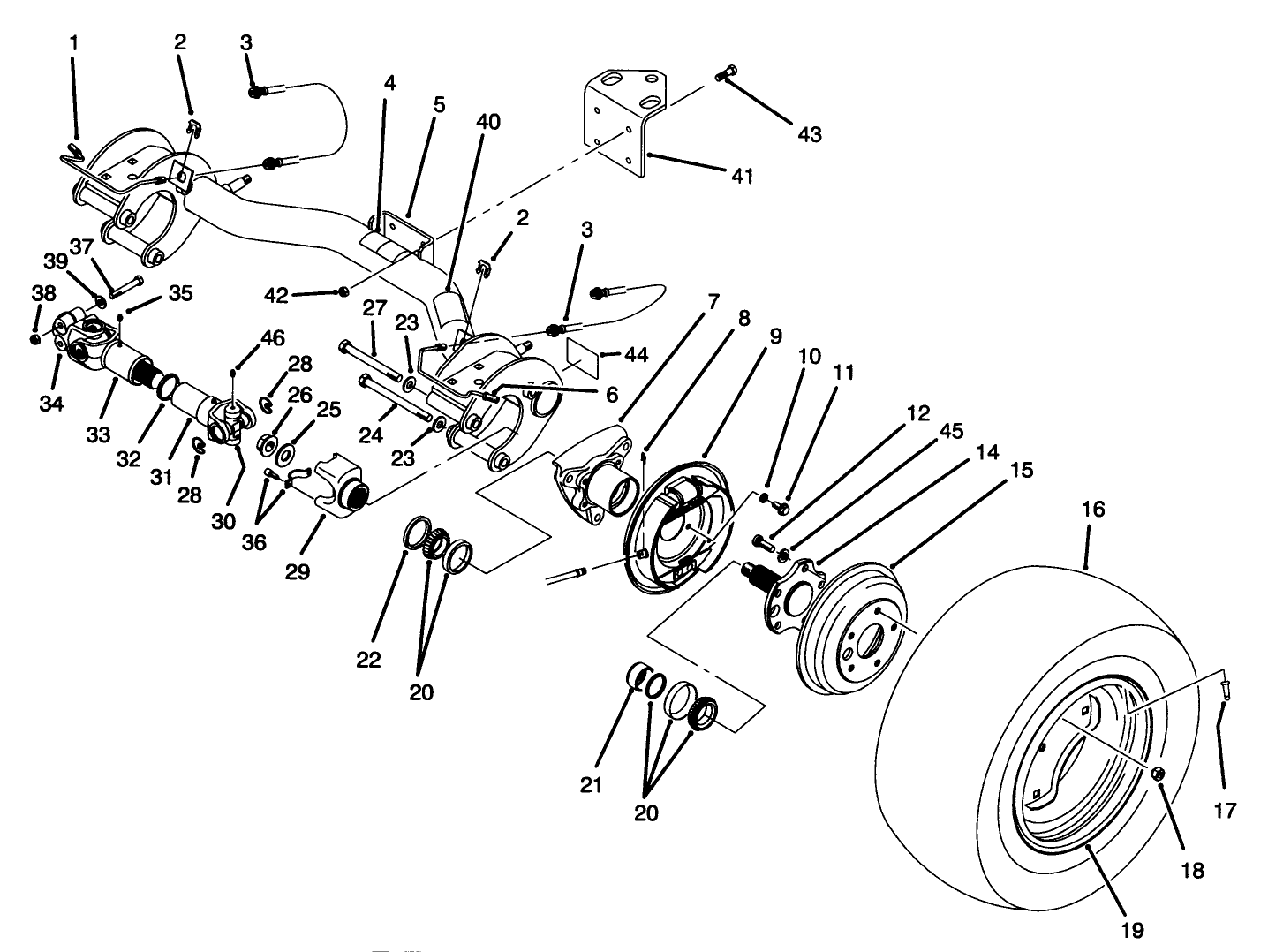 Rear Axle Assembly