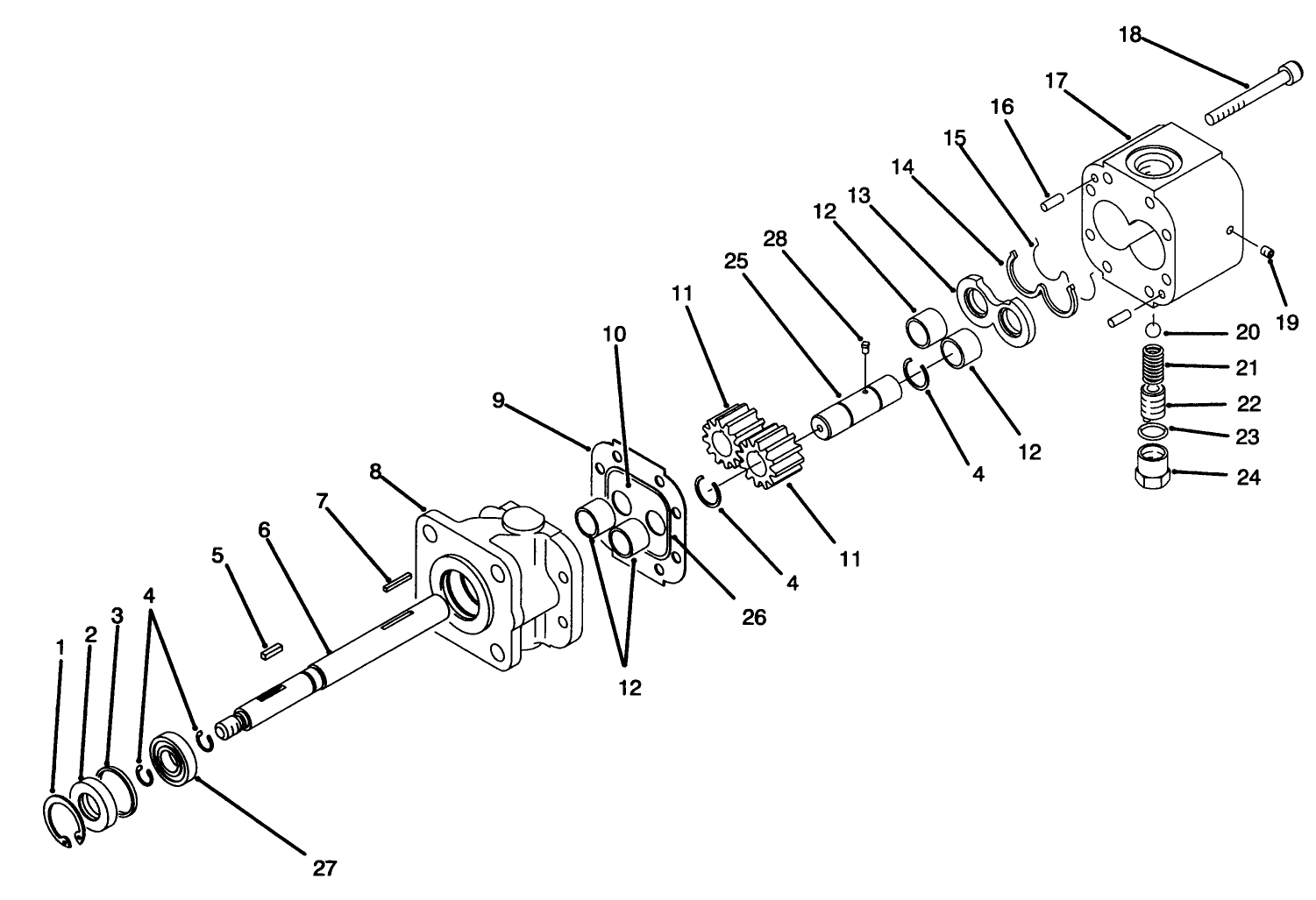 Hydraulic Pump Assembly No. 87-5700