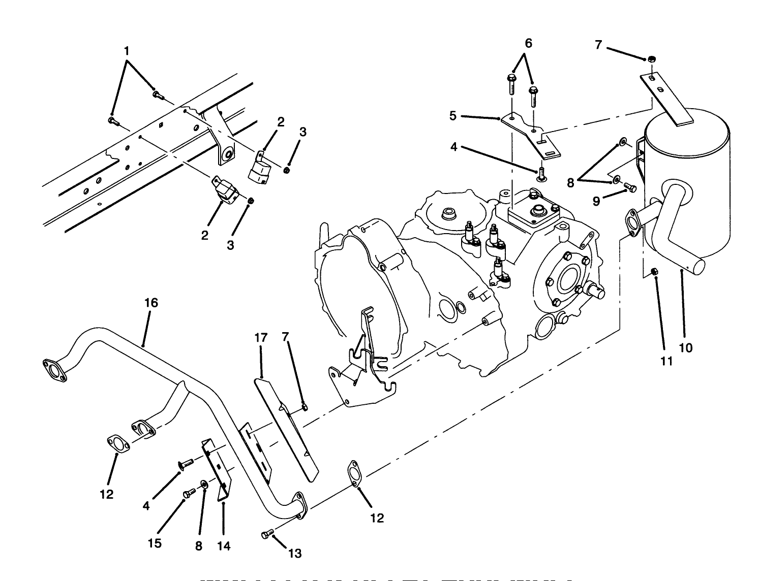 Muffler & Relay Assembly