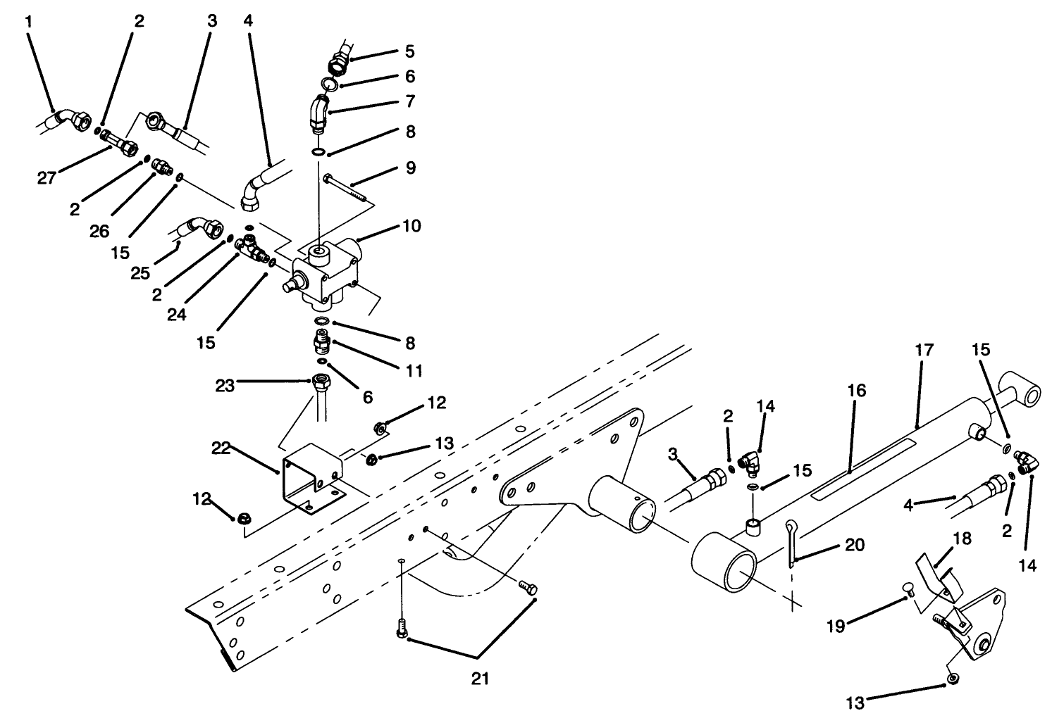 Lift Valve & Cylinder Assembly