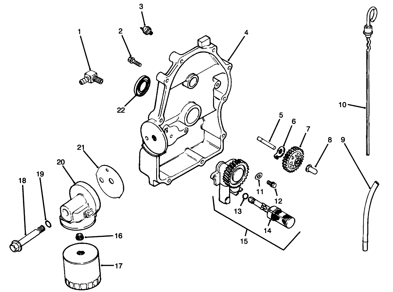 Engine Kohler Model Ch22s Spec. No. 66513 (cont.)
