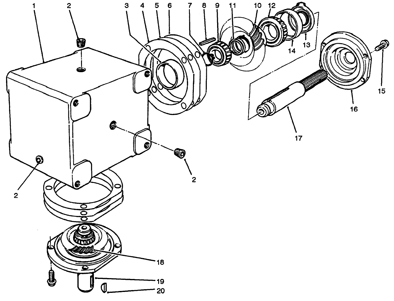 Gear Box Assembly No. 68-6810