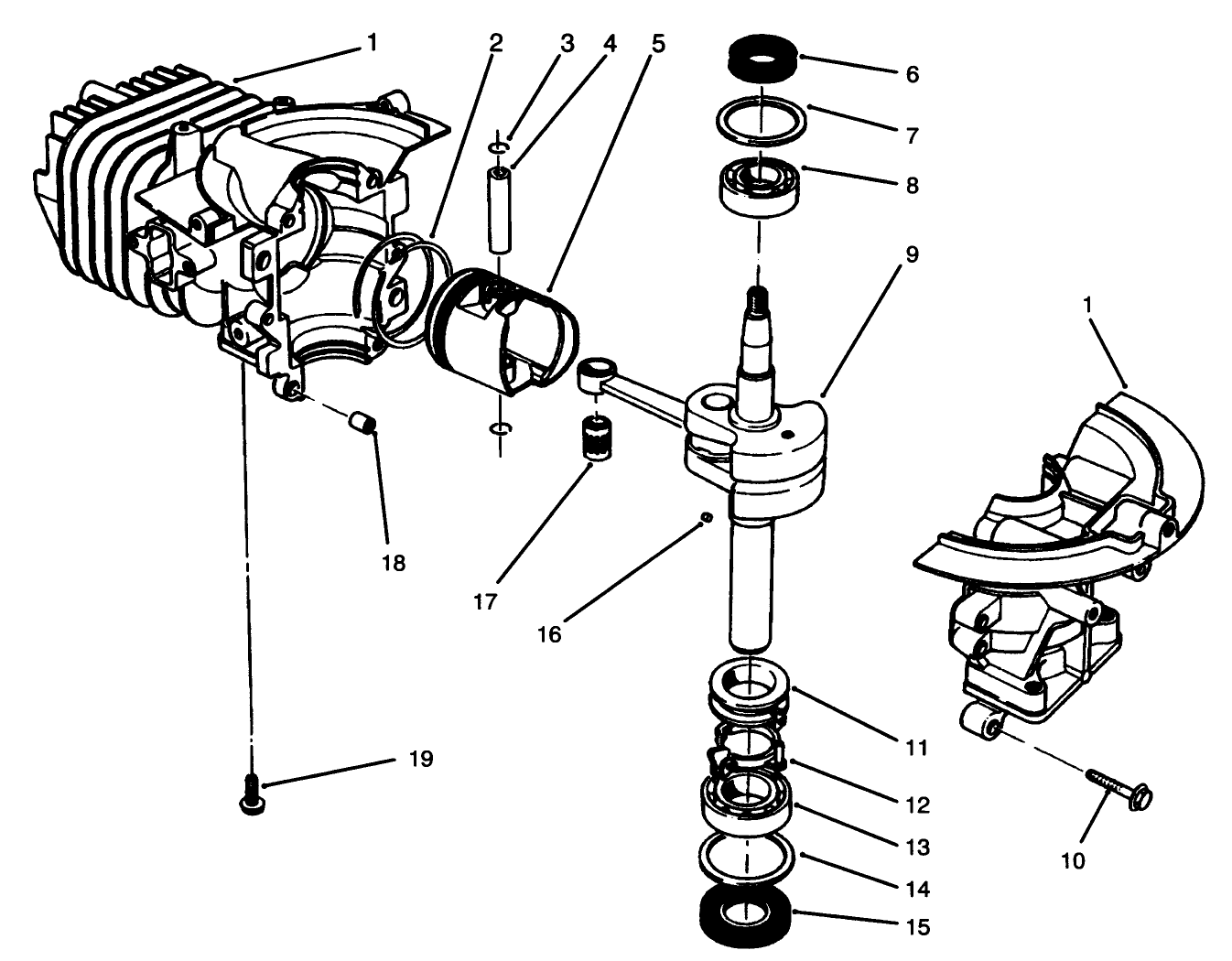 Short Block Assembly Model No. 47ps5-4