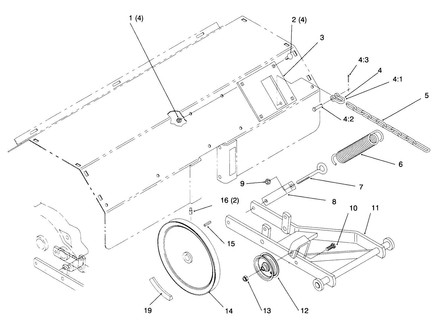 Hitch, Drive & Idler Pulleys