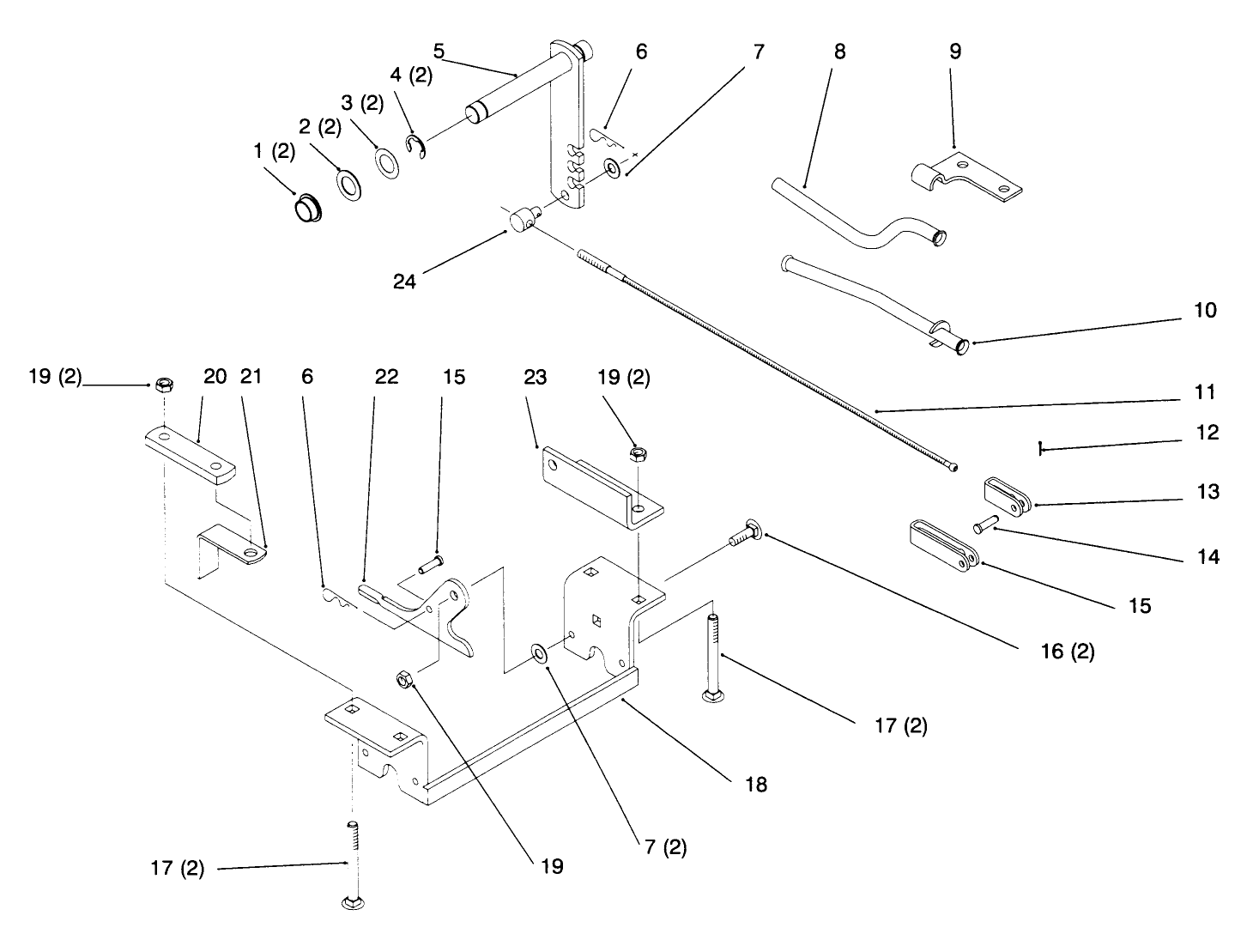 Rear Axle Mount Hitch