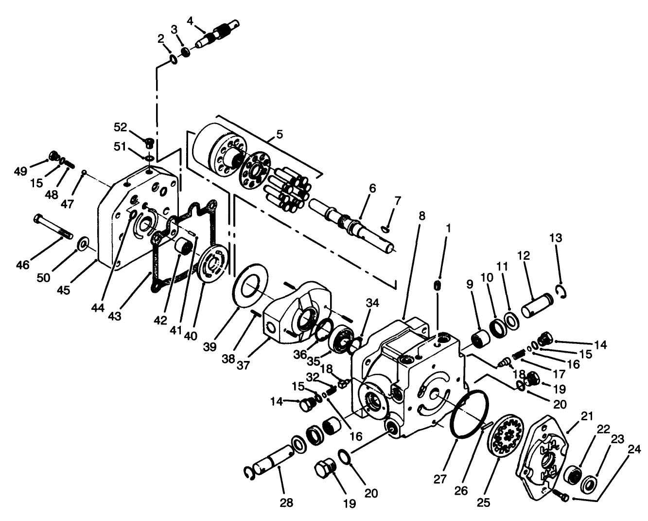 Hydraulic Pump Assembly No. 92-9023