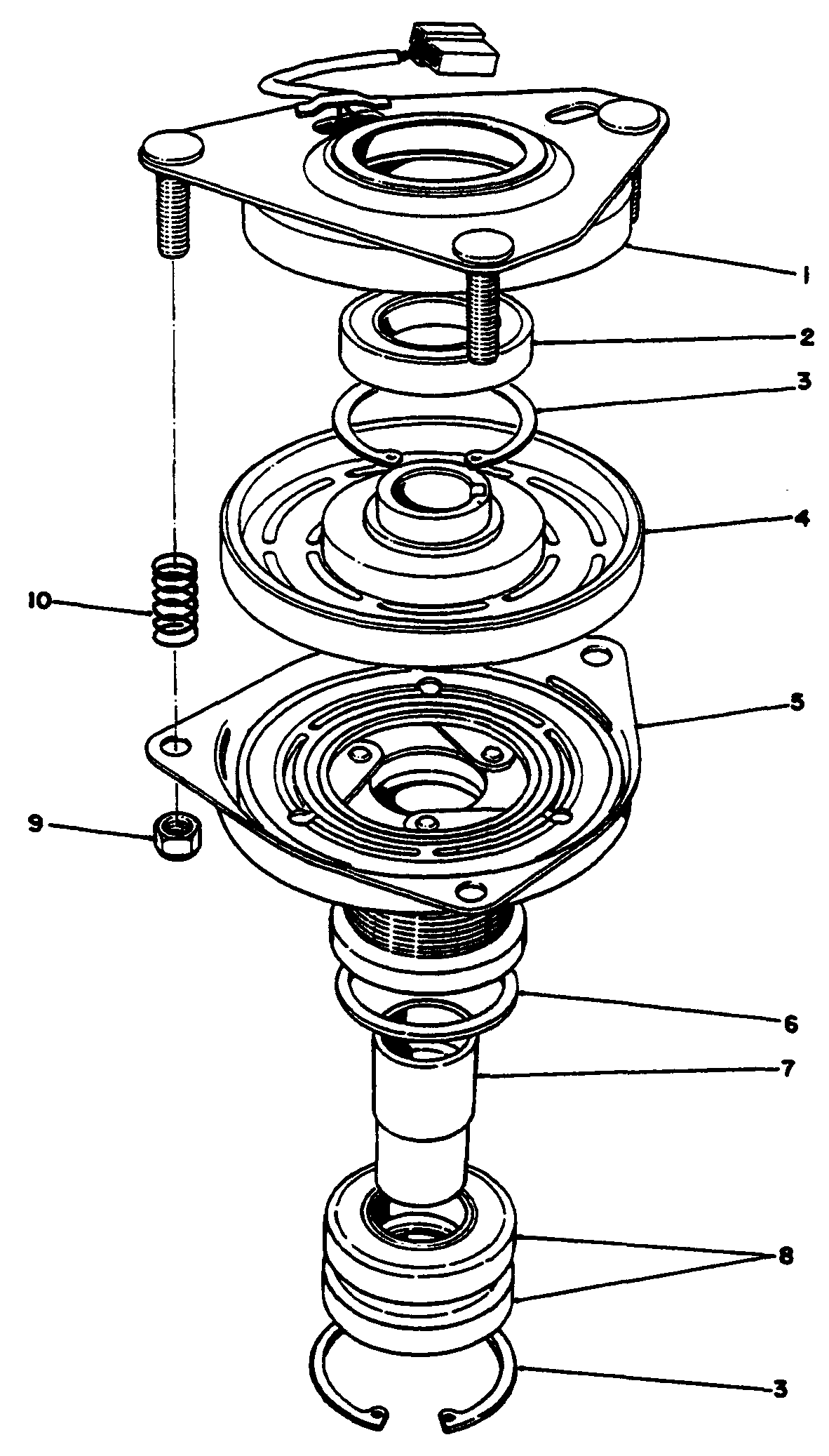 Electric Clutch Assembly No. 70-8020