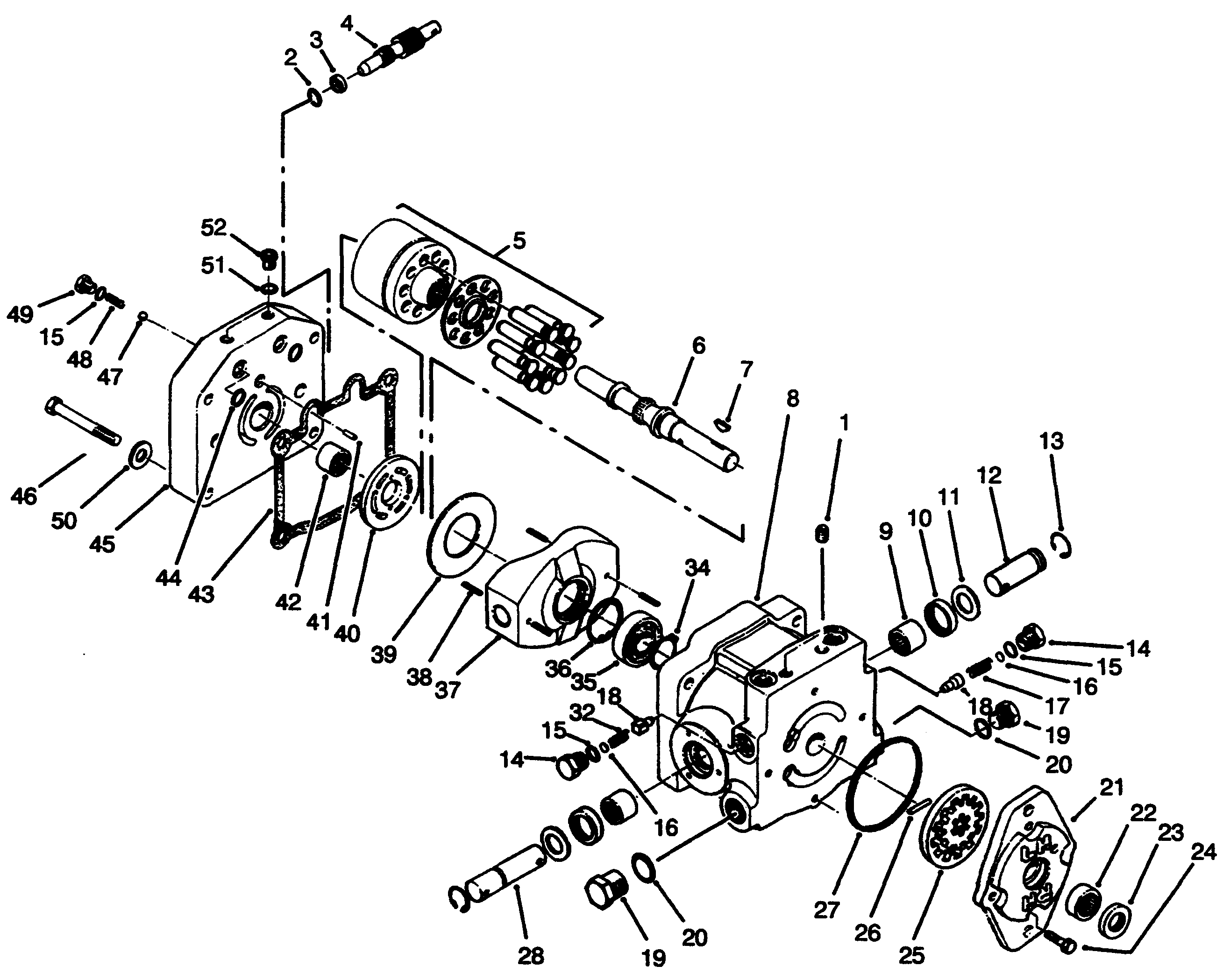Hydraulic Pump Assembly No. 92-9023