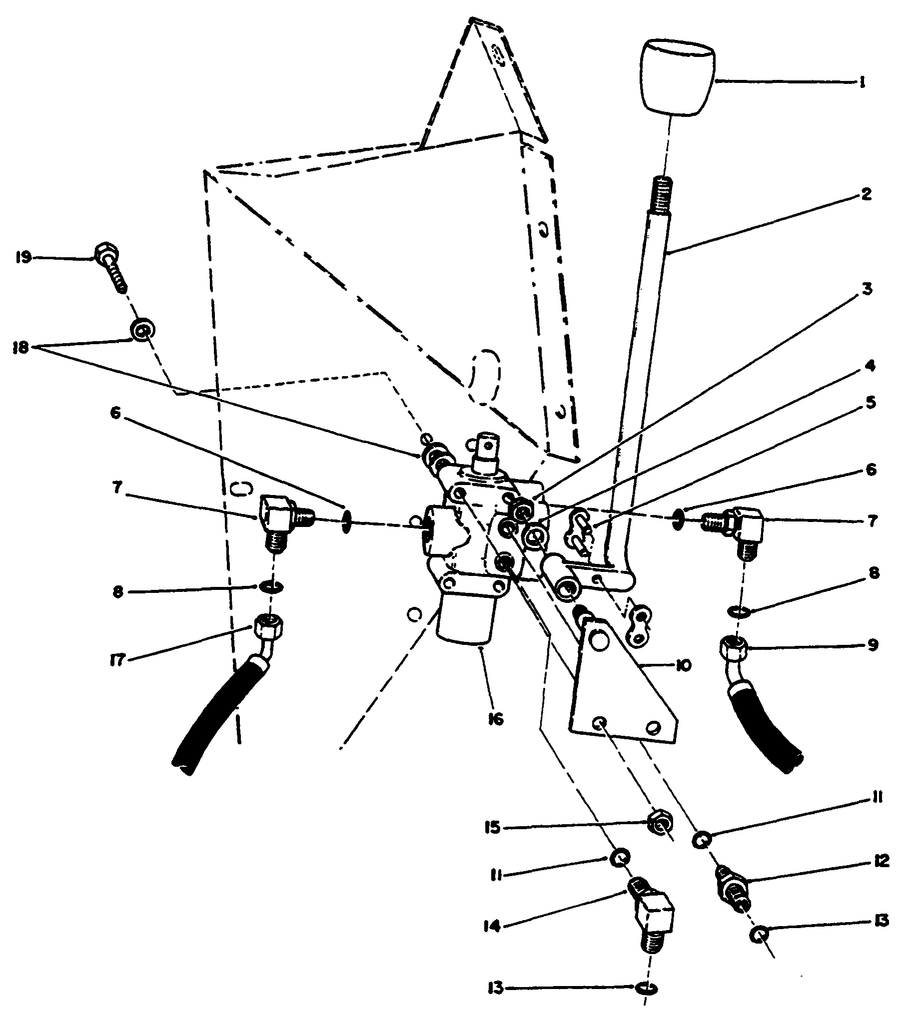Cutting Unit Lift Valve Installation Assembly
