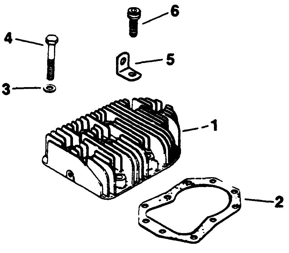 Cylinder Head-Engine Kohler Model No. M16qs Spec No. 711563