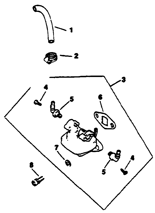 Fuel Pump-Engine Kohler Model No. M16qs Spec No. 711563