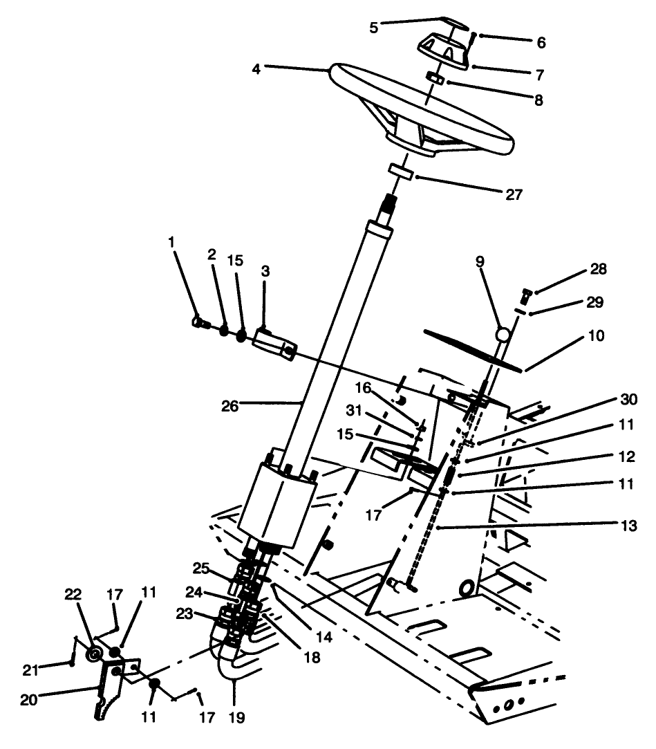 Steering Tower Assembly