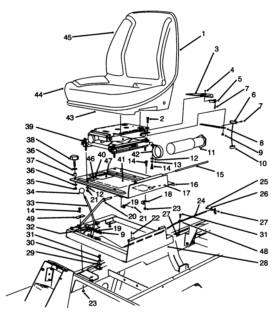 Seat & Throttle Assembly