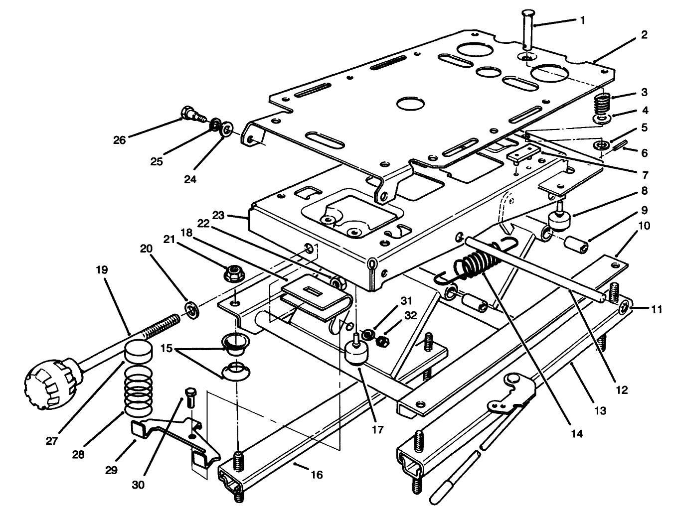 Seat Suspension Assembly