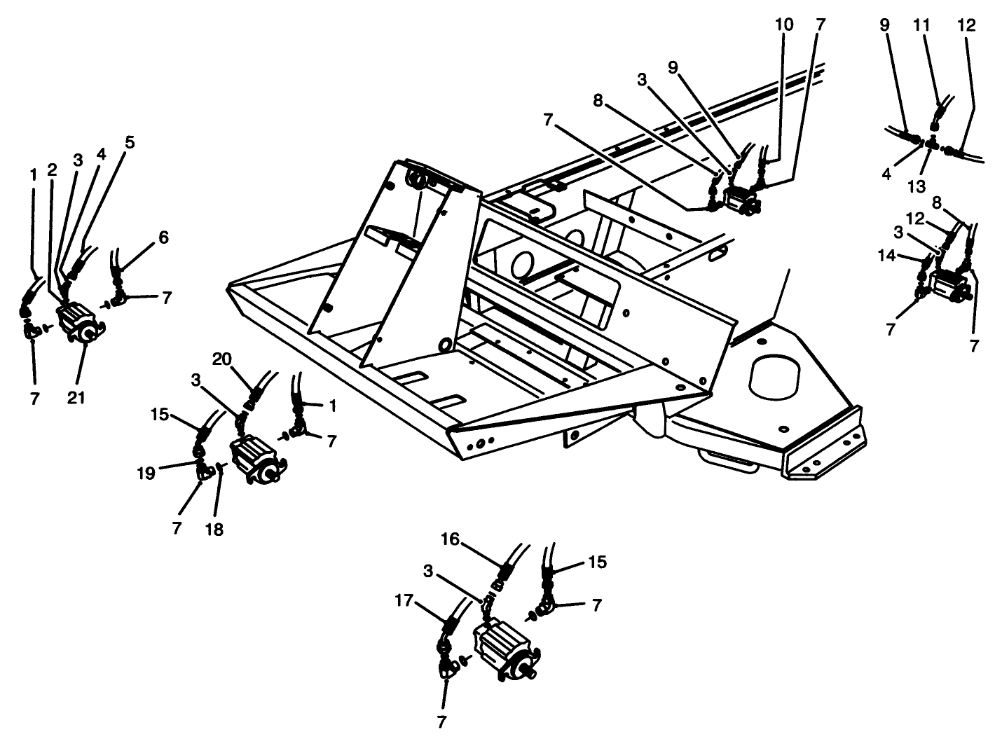Cutting Unit Hydraulic Components