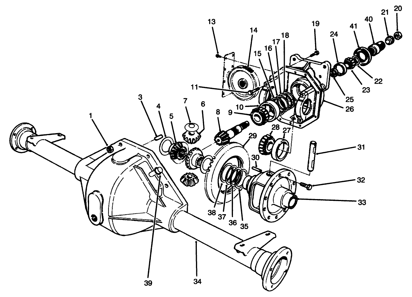 Front Axle Assembly No. 93-0084