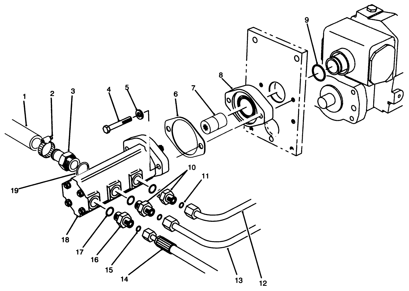 Gear Pump Installation Assembly