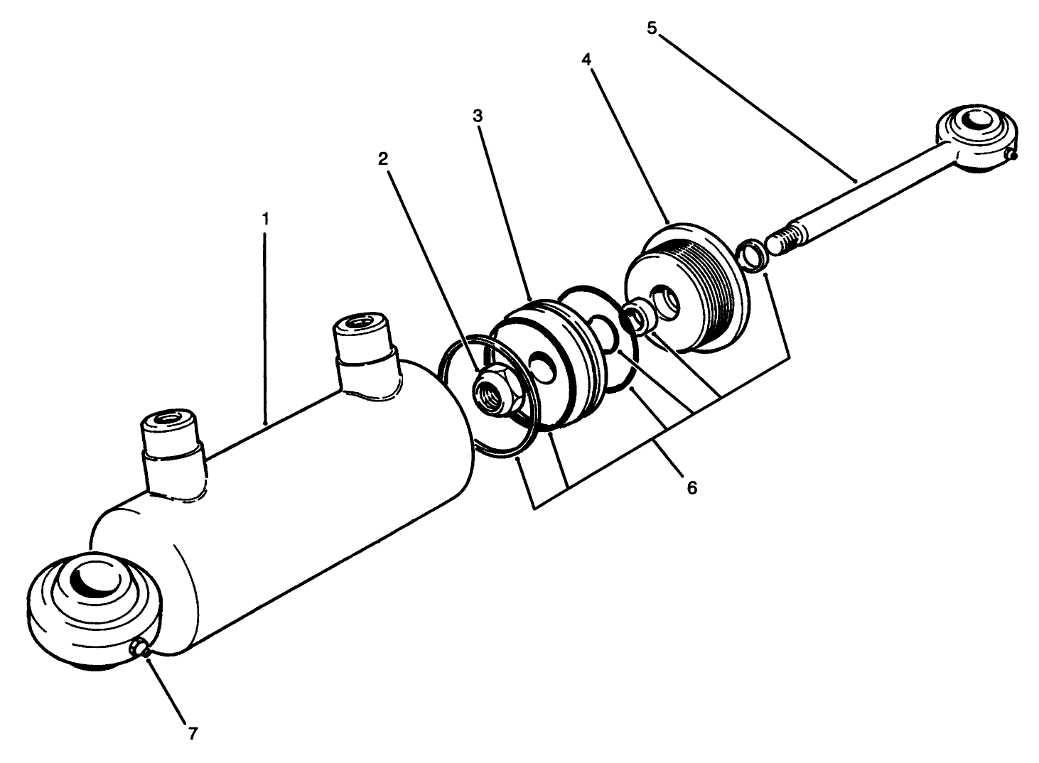 Hydraulic Cylinder No. 75-1200