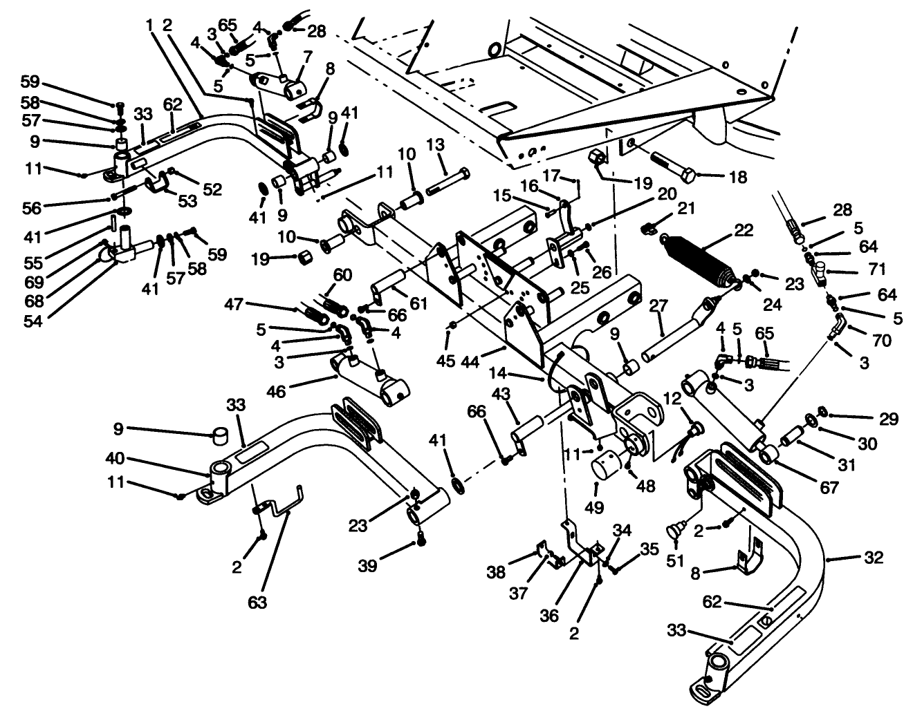 Front Lift Arms Assembly