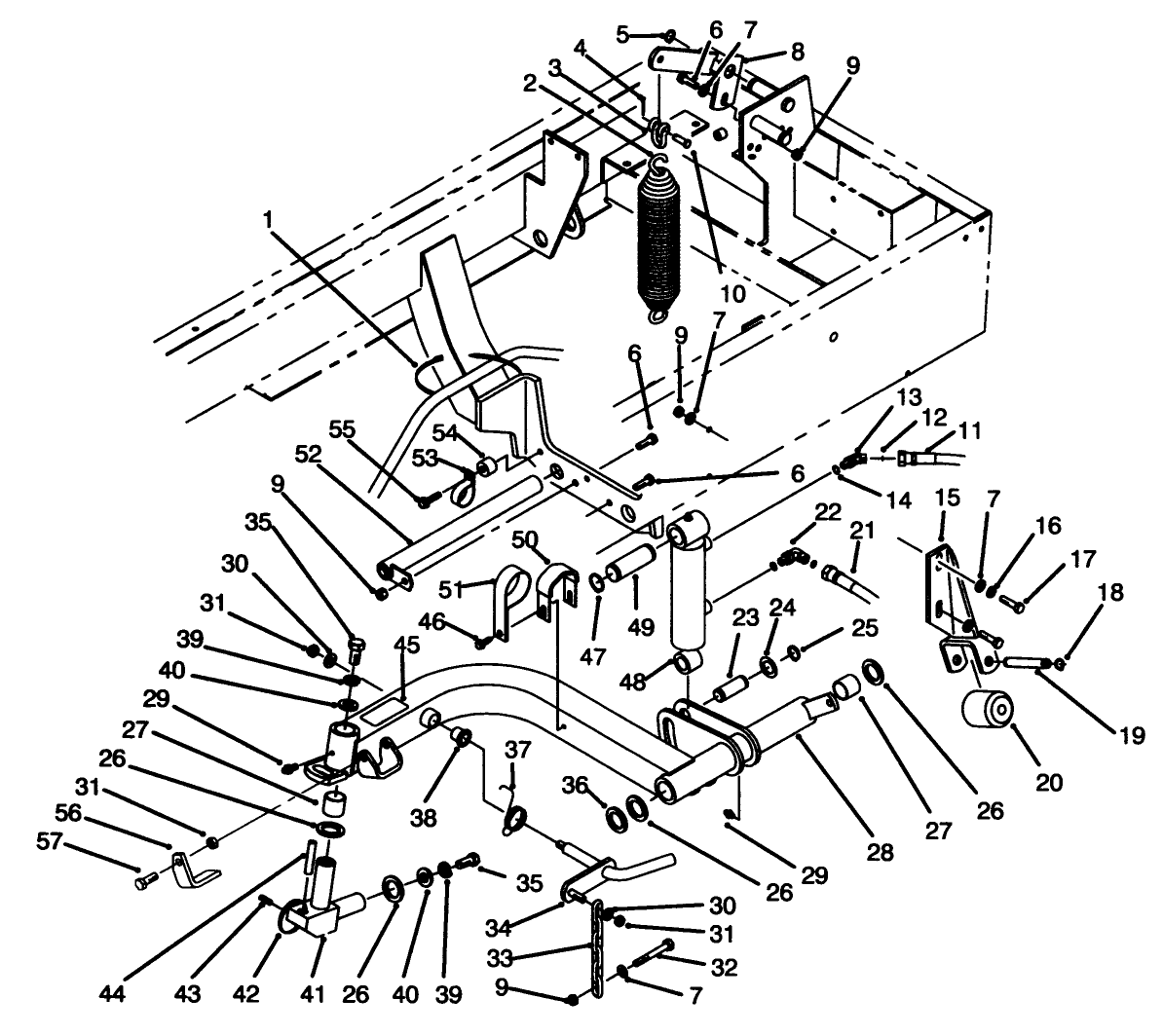 Rear Lift Arms Assembly