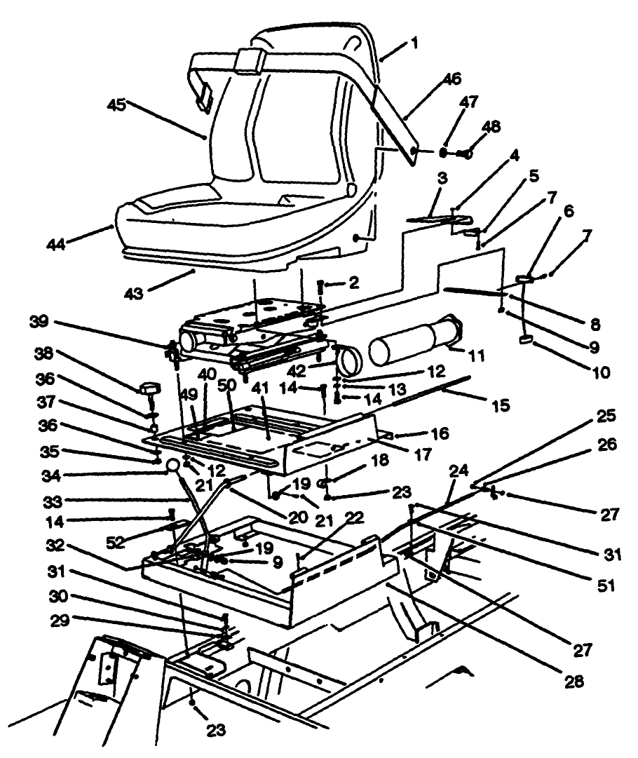 Seat & Throttle Assembly