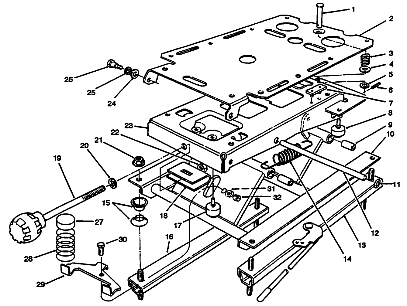 Seat Suspension Assembly
