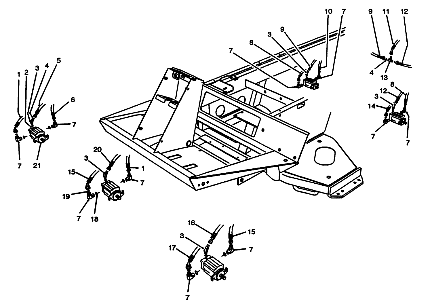 Cutting Unit Hydraulic Components