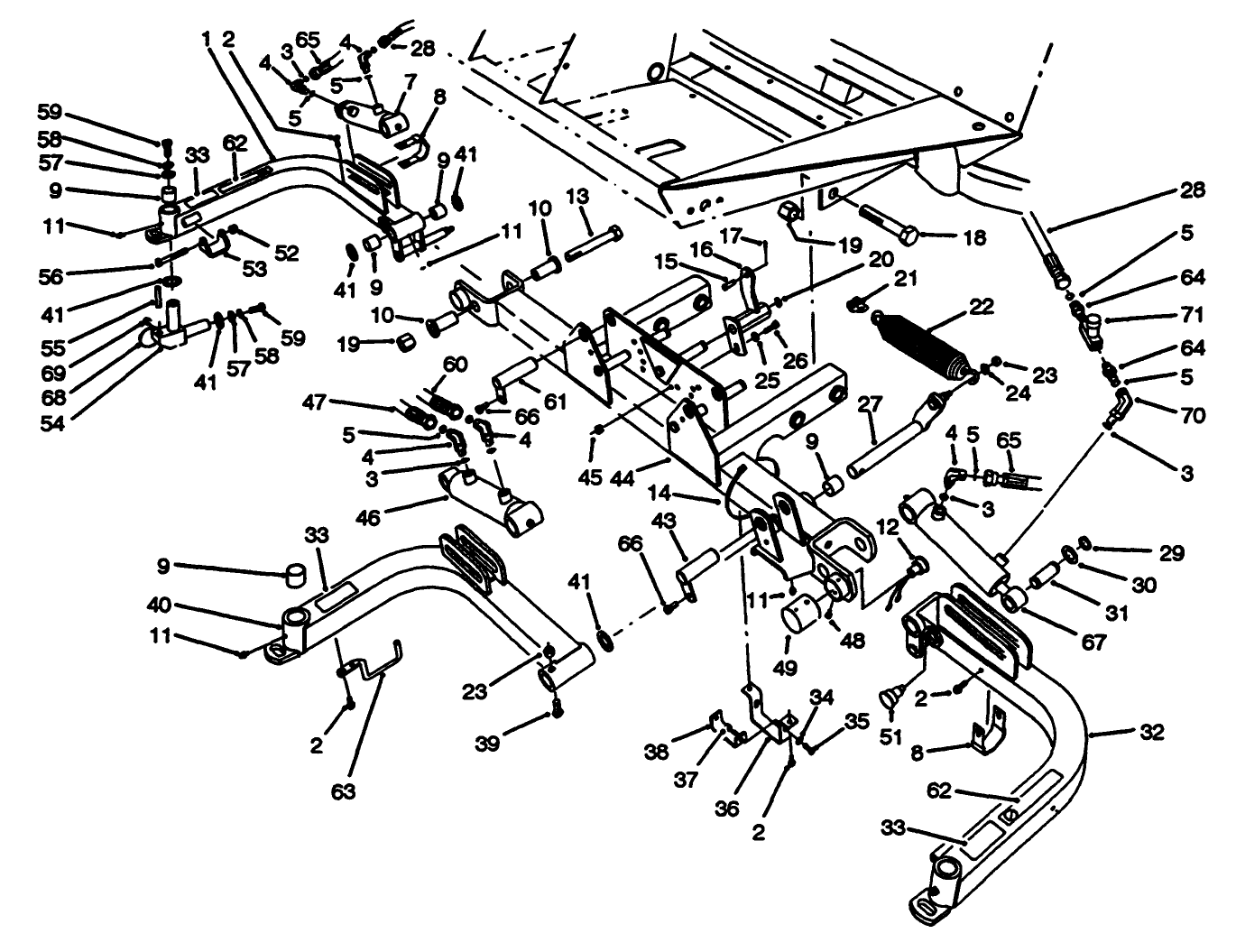 Front Lift Arms Assembly