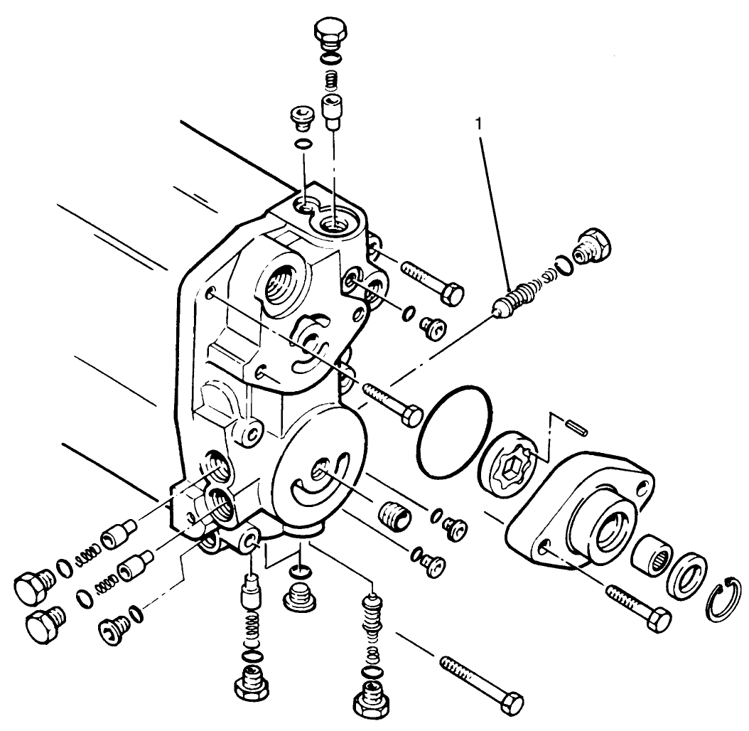Hydrostat Scr Valve Installation Assembly