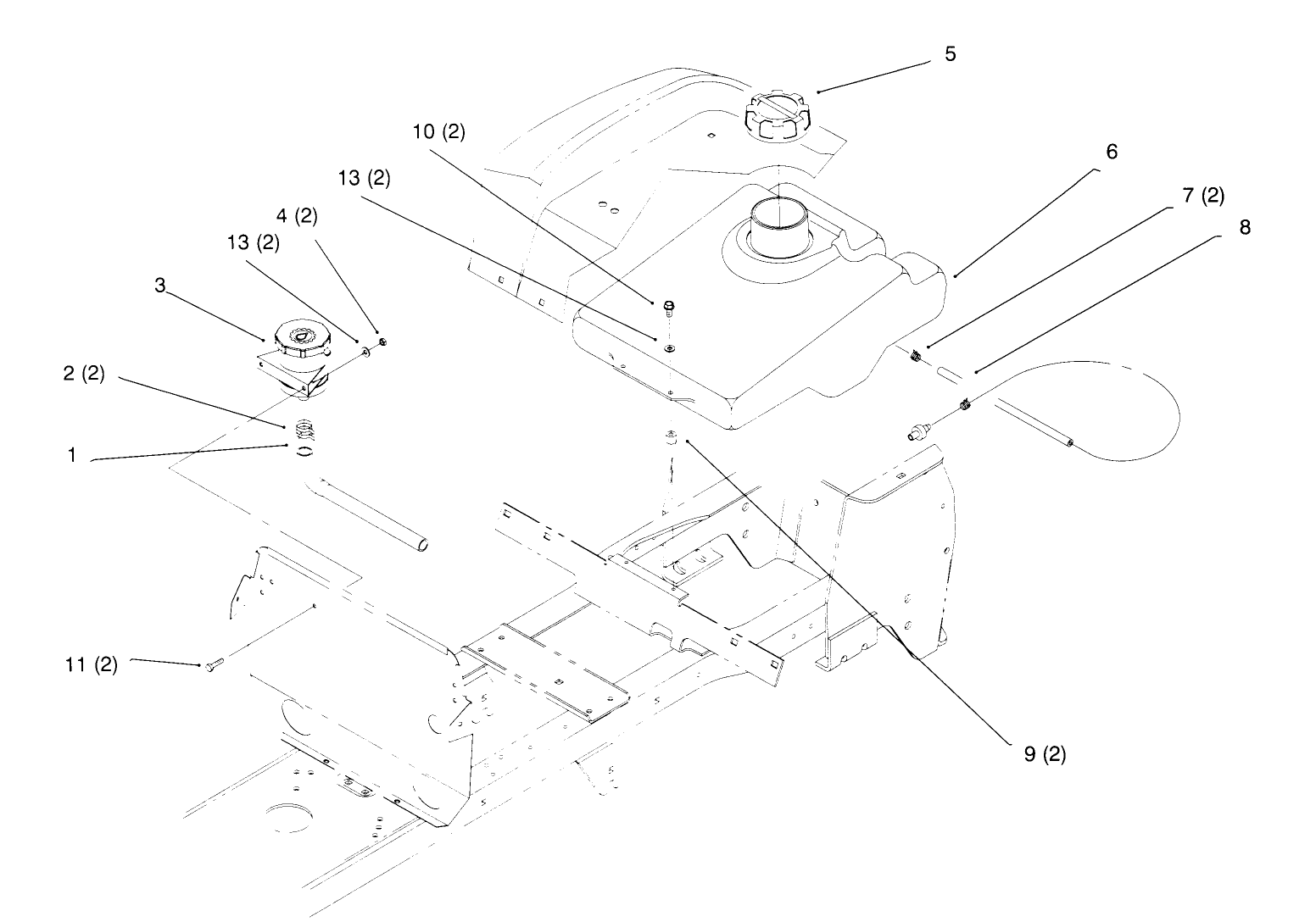 Fuel Tank And Hydro Reservoir