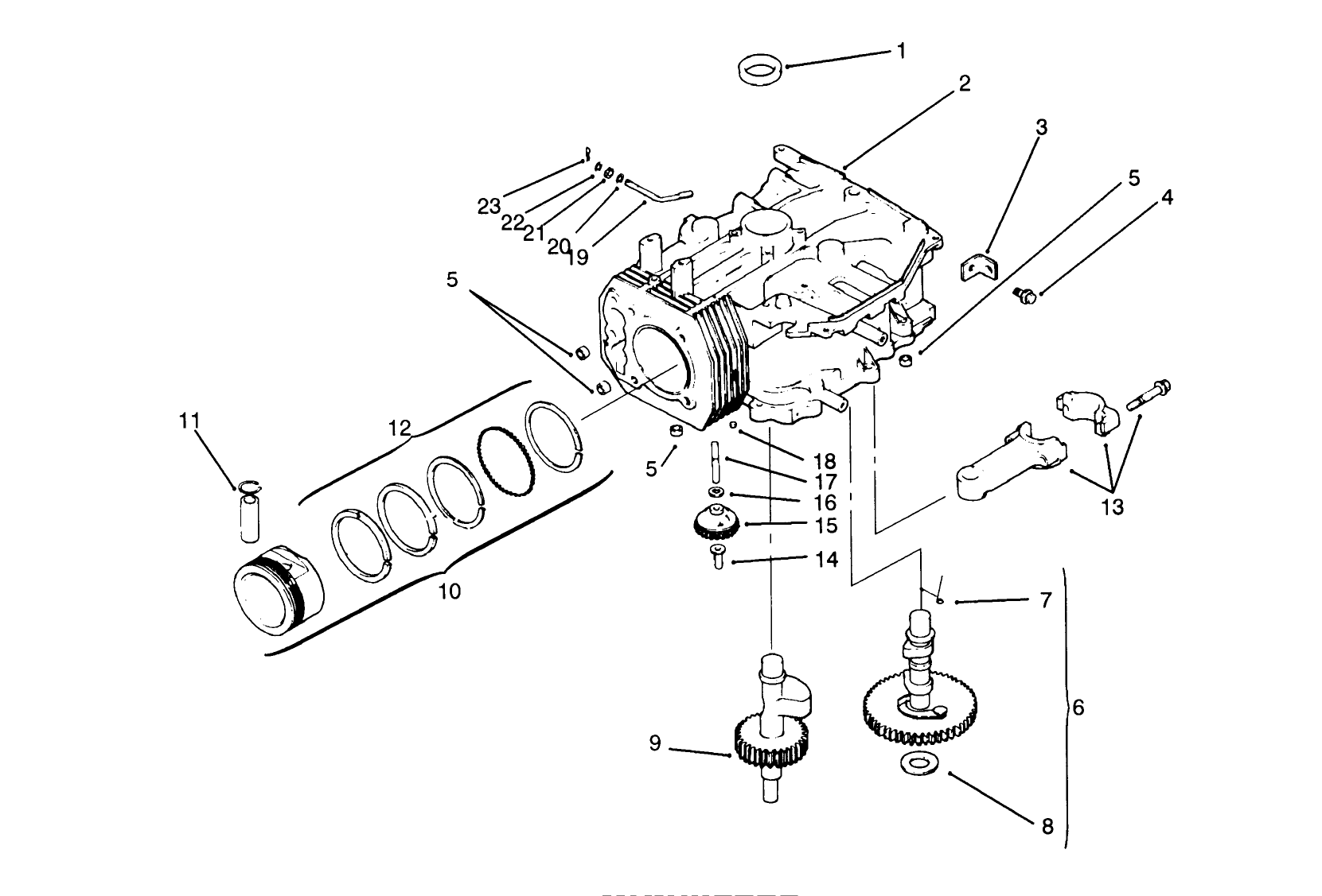 Crankcase (kohler Engine Cv14s-Ps1472)
