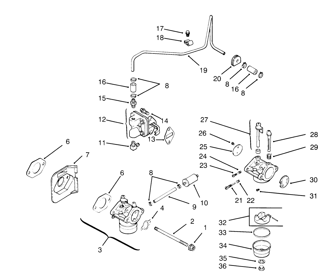 Fuel System (kohler Engine Cv-14s-Ps1472)