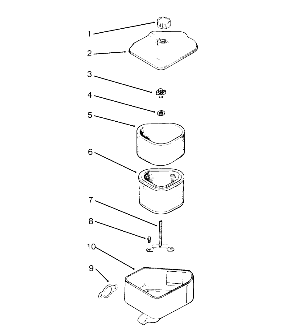 Air Intake/filtration (kohler Engine Cv14s-Ps1472)