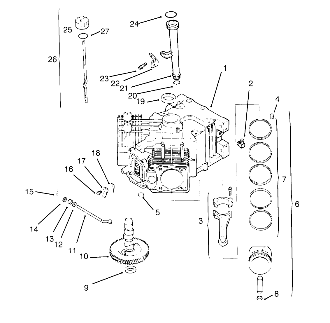 Crankcase (kohler Engine Cv14s-Ps1472)