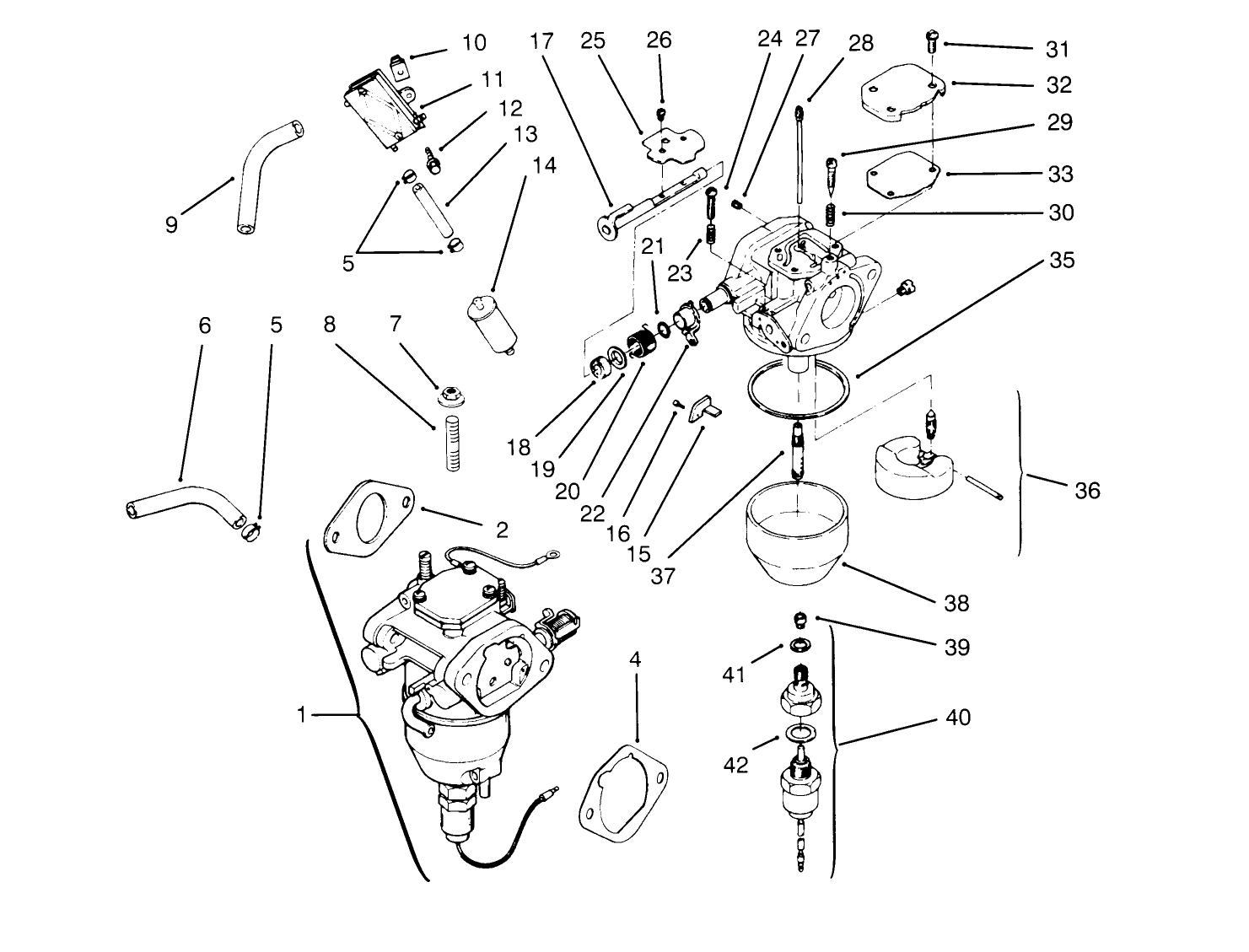Fuel System (kohler Engine Cv16s-Ps61514)
