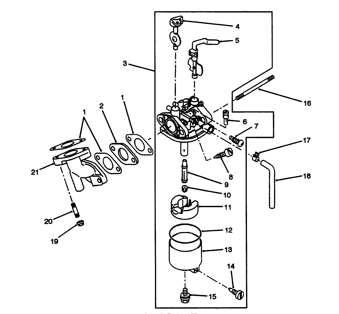 Engine Carburetor Assembly